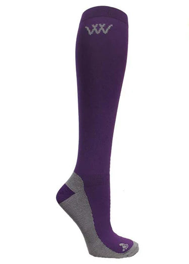 Woof Wear Competition Riding Socks Damson M