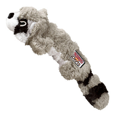KONG Scrunch Knots Raccoon – Small/Medium | Plush Rope Chew Toy