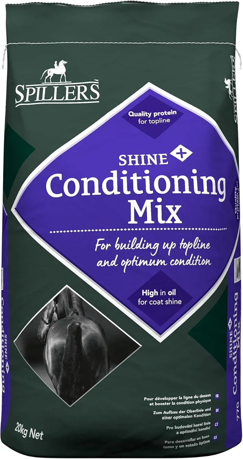 SPILLERS Shine+ Conditioning Mix Horse Feed 20KG