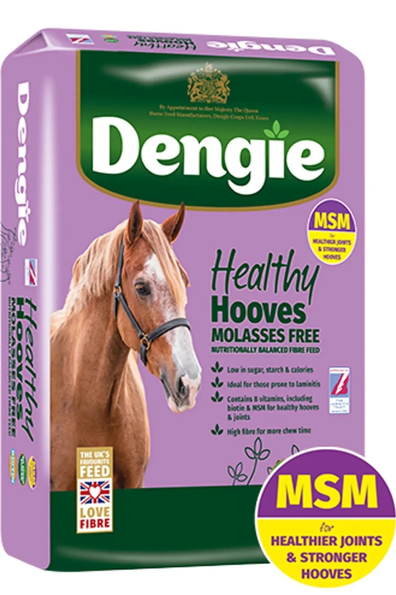 Dengie Healthy Hooves Molasses Free 20Kg - Horse Feed