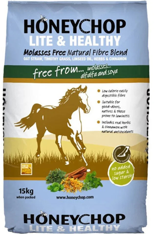 Honeychop Lite & Healthy 15kg Horse Feed Chaff
