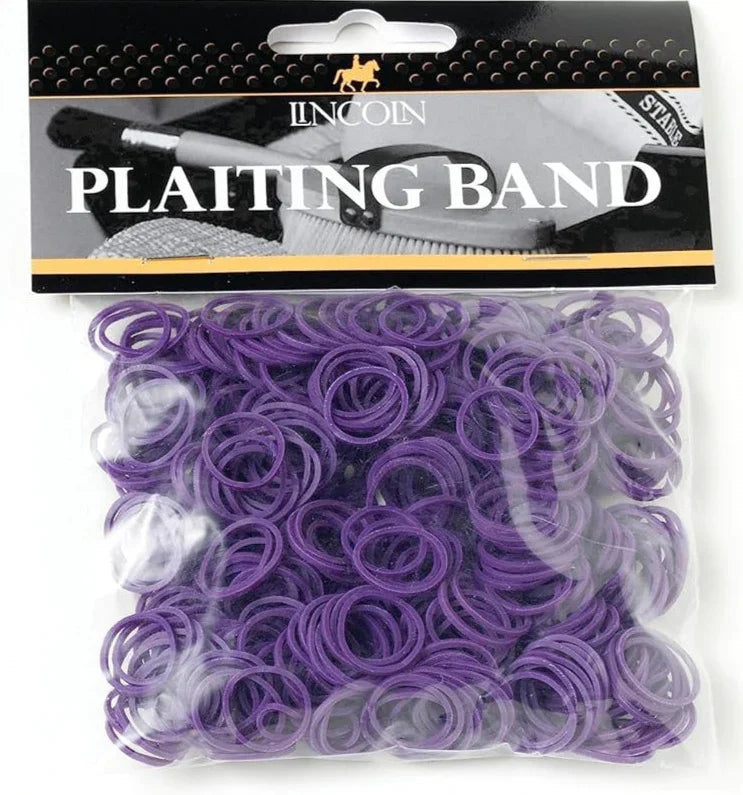 Lincoln Purple Plaiting Bands