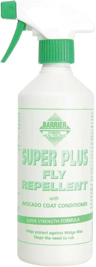 Barrier Super Plus Fly Repellent for Horses - White, 500 ml