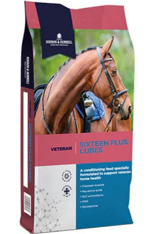 Dodson & Horrell Sixteen Plus Cubes Horse Feed for Senior Horses, 20kg