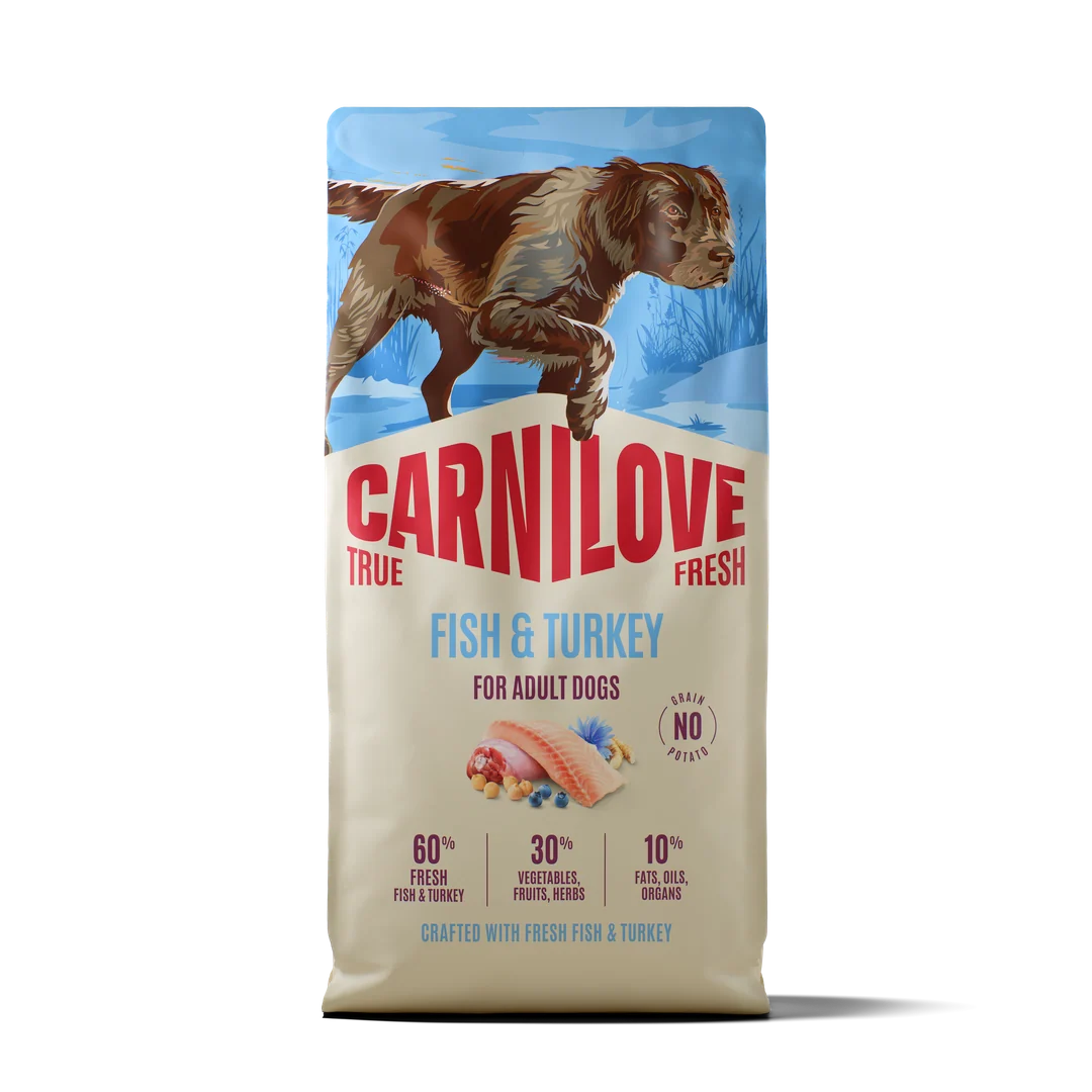 Carnilove True Fresh Fish & Turkey Grain-Free Dry Dog Food 1.5kg