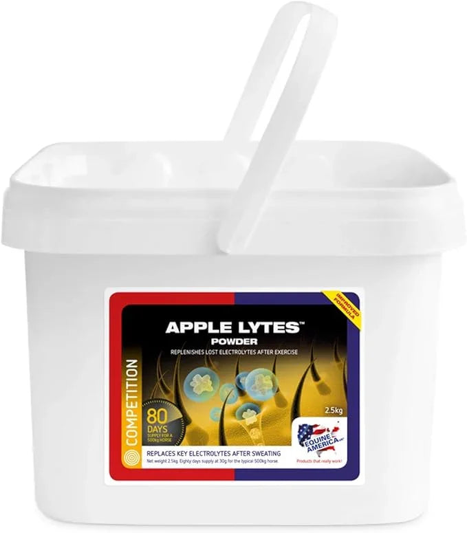 Equine America Apple Lytes Powder | Premium Horse & Pony Performance Supplement | Replenishes Lost Electrolytes & Accelerates Recovery | 2.5 Kg