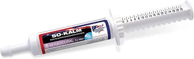 Feed supplement for horses in paste Equine America So kalm 3ml-10ml