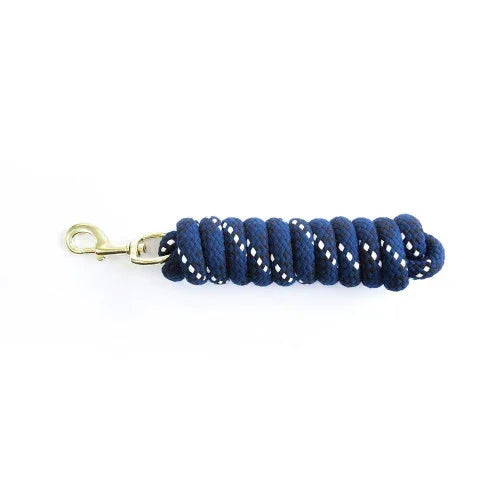 KM Elite Double Braided Lead Rope - Navy