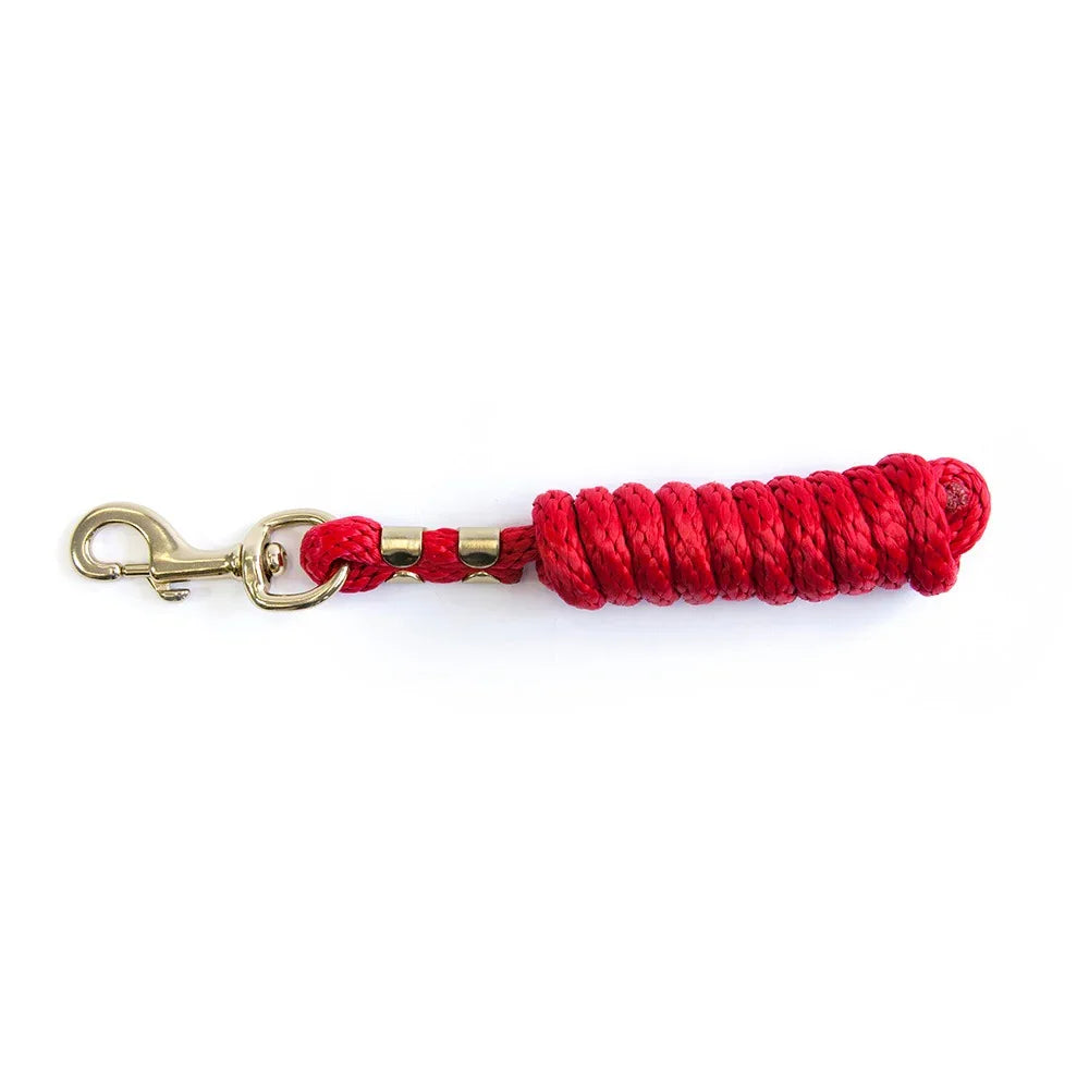 KM Elite Lead Rope Red 10Ft