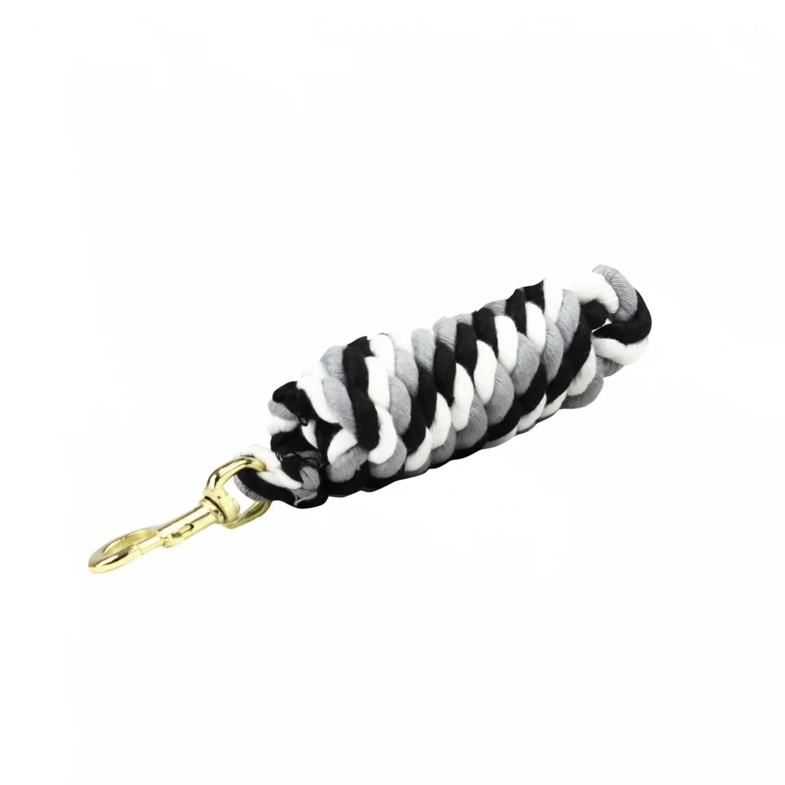 KM Elite Cotton Leadrope 2M Black/Grey/White