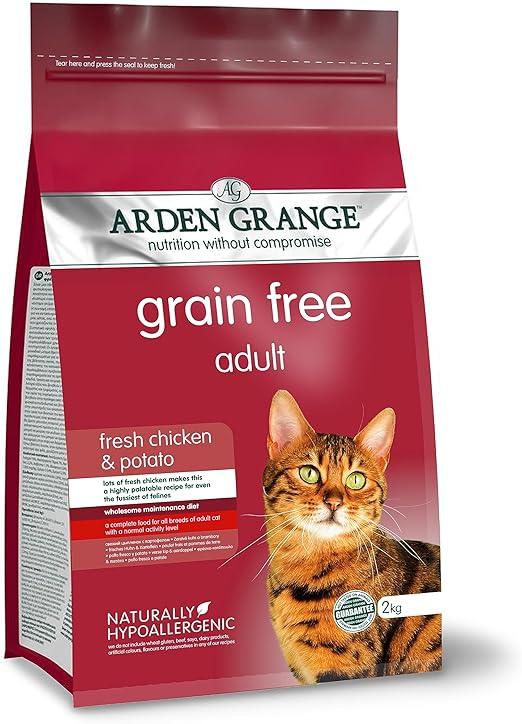 Arden Grange Adult Dry Cat Food, Chicken, 2 Kg