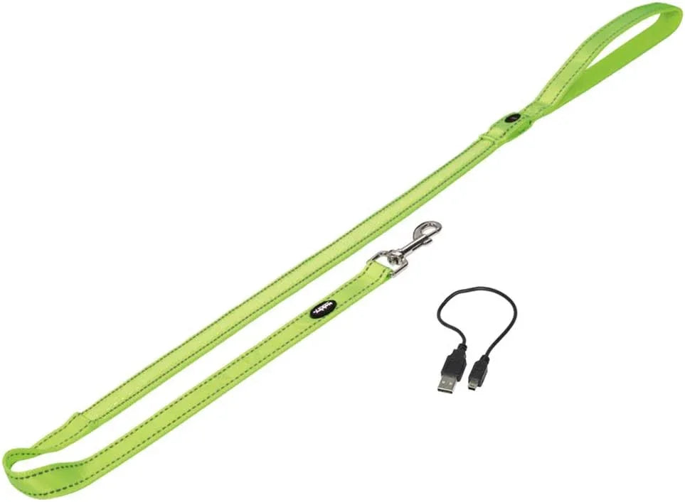 Nobby Flash Mesh Led Leash Neon Yellow M