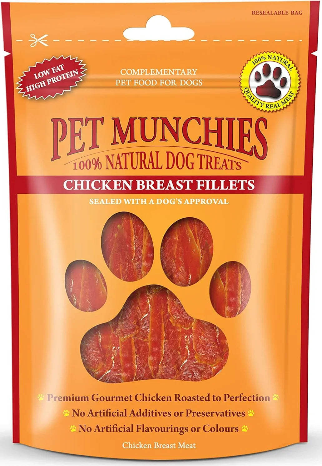Pet Munchies Fillet Dog Treat (100g) Flavour: Chicken Breast