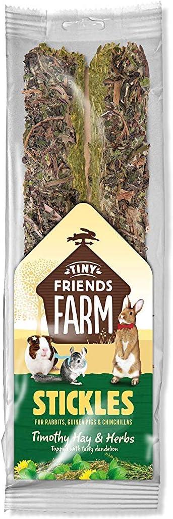 Tiny Friends Farm Timothy Hay and Herb Stickles 100g