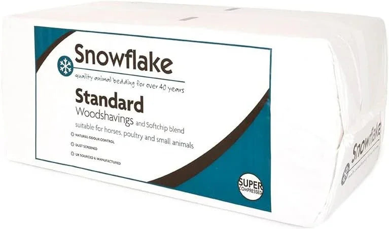 Snowflake Standard Shavings Horse Bedding Bale 15Kg