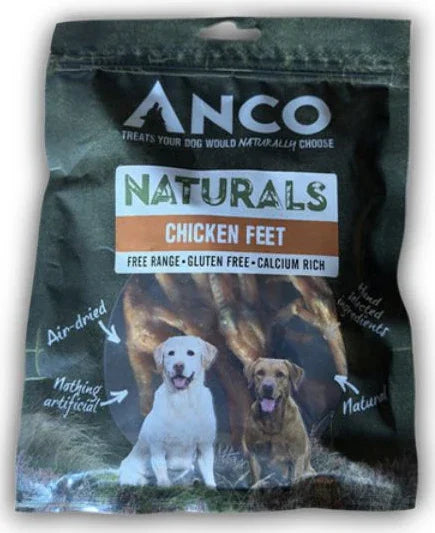 Anco Naturals Chicken Feet 100g