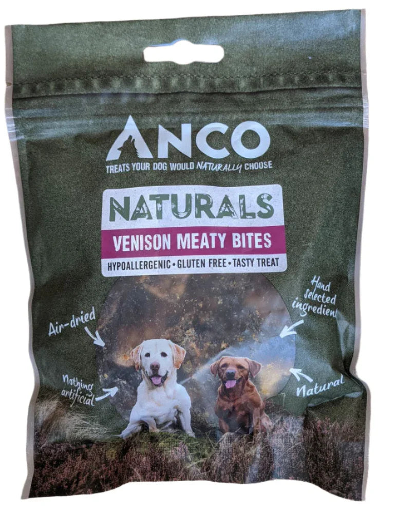 Anco Naturals Venison Meaty Bites 85g