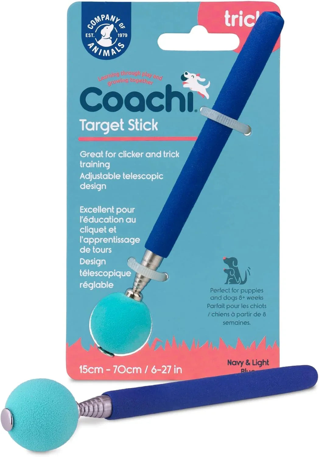 Coachi Target Stick Navy/Light Blue
