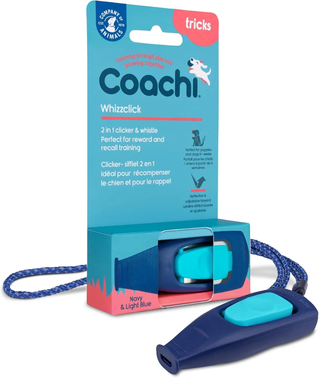 Coachi Whizzclick Light Blue/Navy