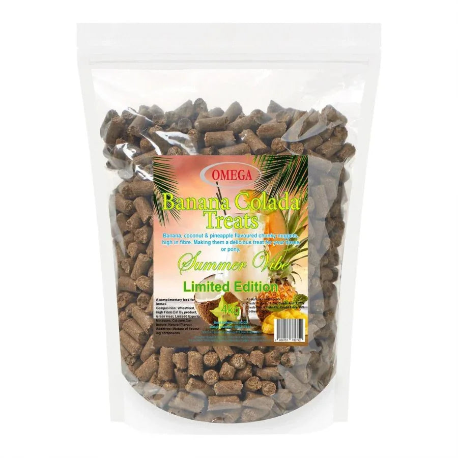 Omega Equine Treats - - Banana Colada 4kg
