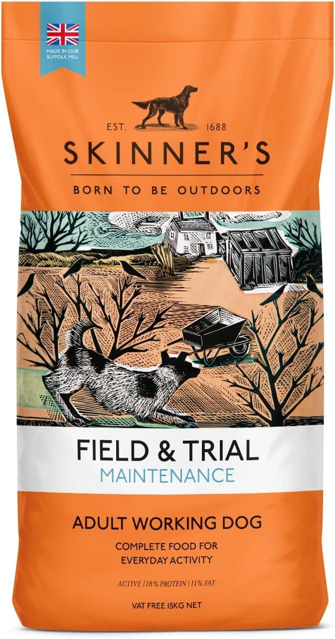 Skinner’s Field & Trial Maintenance – Complete Dry Adult Dog Food, For Overweight or Less Active Dogs, 15kg