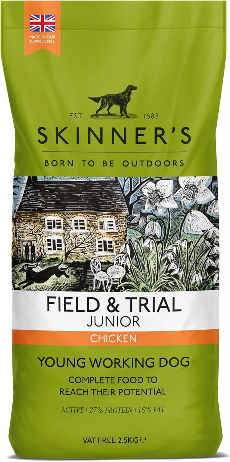 Skinner's Field & Trial Complete Dry Junior Working Dog Food, 2.5 kg (Pack of 1)