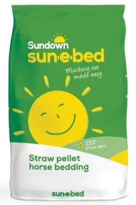 Sundown Sun-e-Bed Straw Pellet Bedding for Horses – 15kg Bag