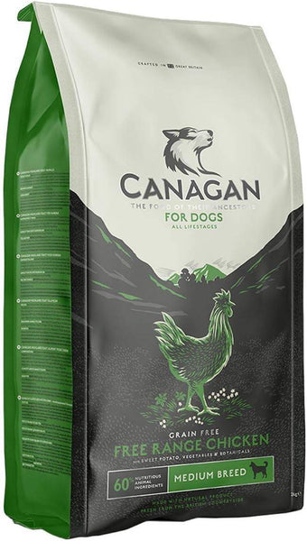 Canagan Grain Free Free-Run Chicken Dog Food 12kg – Animall