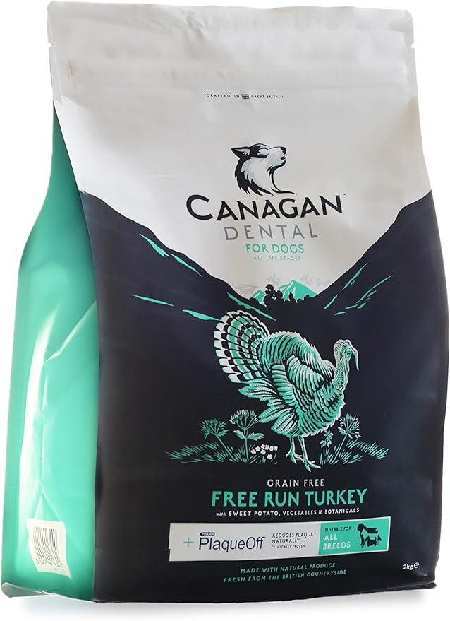 Canagan Free-Run Turkey Dental For All Lifestages with Proden PlaqueOff 2Kg