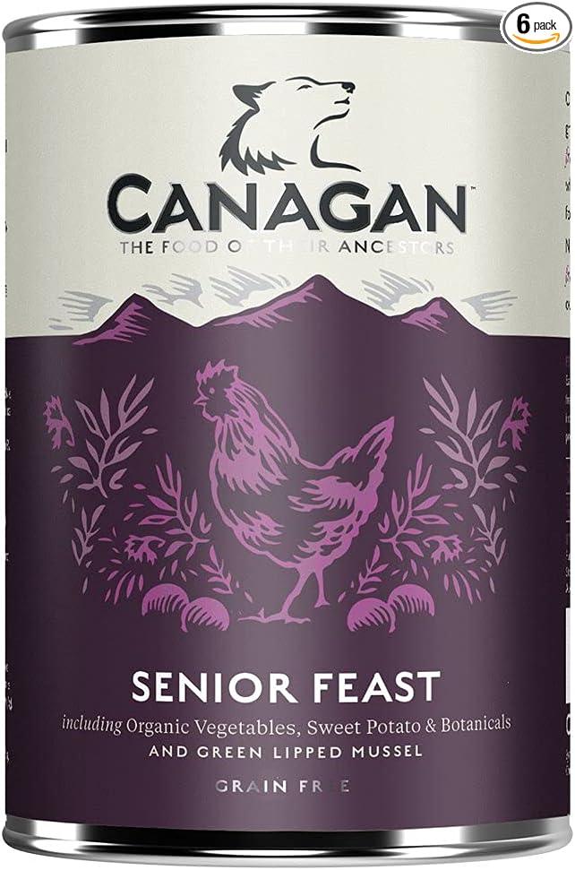 Canagan GRAIN FREE SENIOR FEAST With Added Joint Health FOR ADULT DOG ( 6 Tins) Sold By Pets and Pastimes Ltd