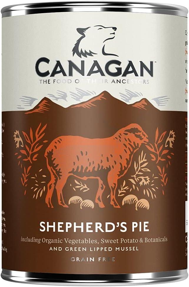 CANAGAN GRAIN FREE SHEPHERDS PIE FLAVOUR FOR ADULT DOGS 6 Tins Sold By Pets and Pastimes Ltd