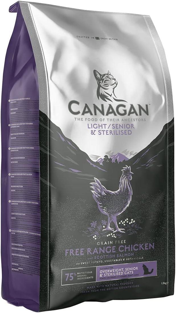 Canagan Light/Senir/Sterilised Complete Cat Food 1.5kg