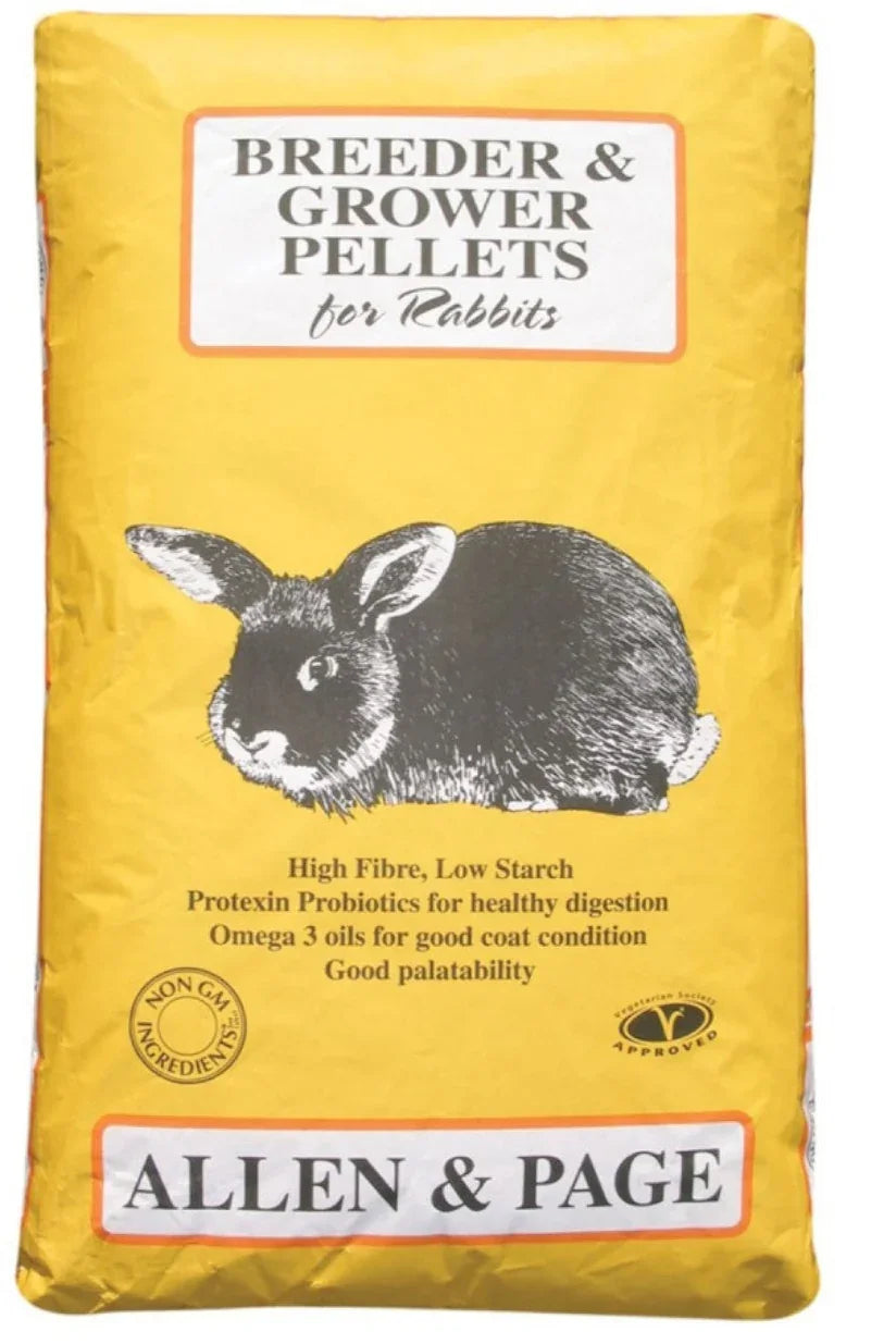 Allen & Page Rabbit Breeder Grower Pellets Complete Dry, 20 kg