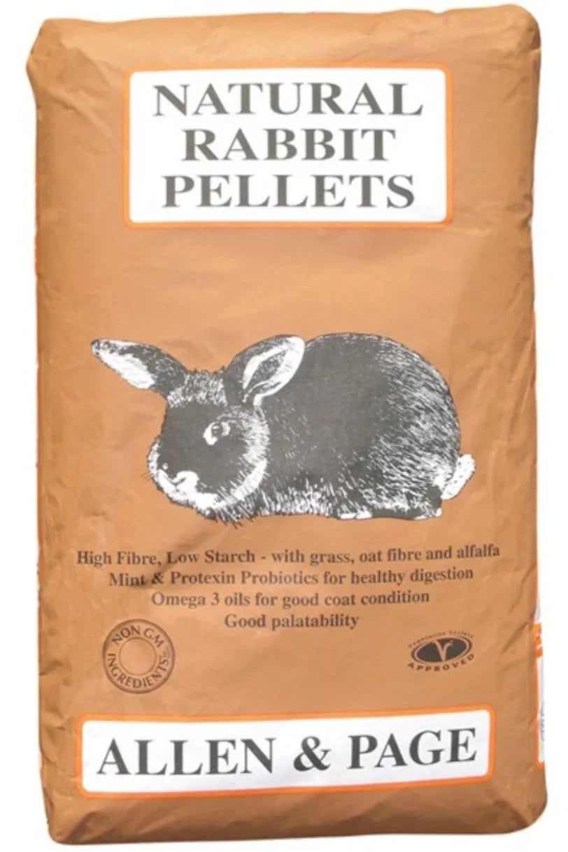 Allen & Page Natural Rabbit Pellets Complete Feed 20 kg