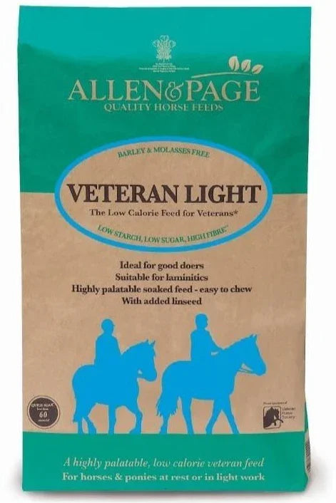 Allen & Page Veteran Light Horse Feed, 20 kg Low Calorie