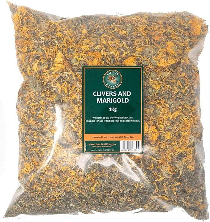 Equus health clivers and Marigold 1kg