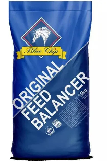 Blue Chip Original Feed Balancer 15kg – Complete Balanced Horse Feed with Probiotics, Hoof & Respiratory Support