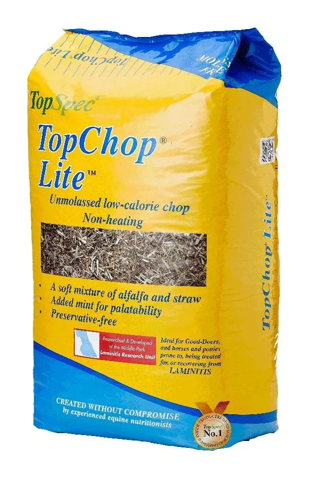 TopSpec TopChop Lite – Alfalfa & Oat Straw Horse Feed 15kg