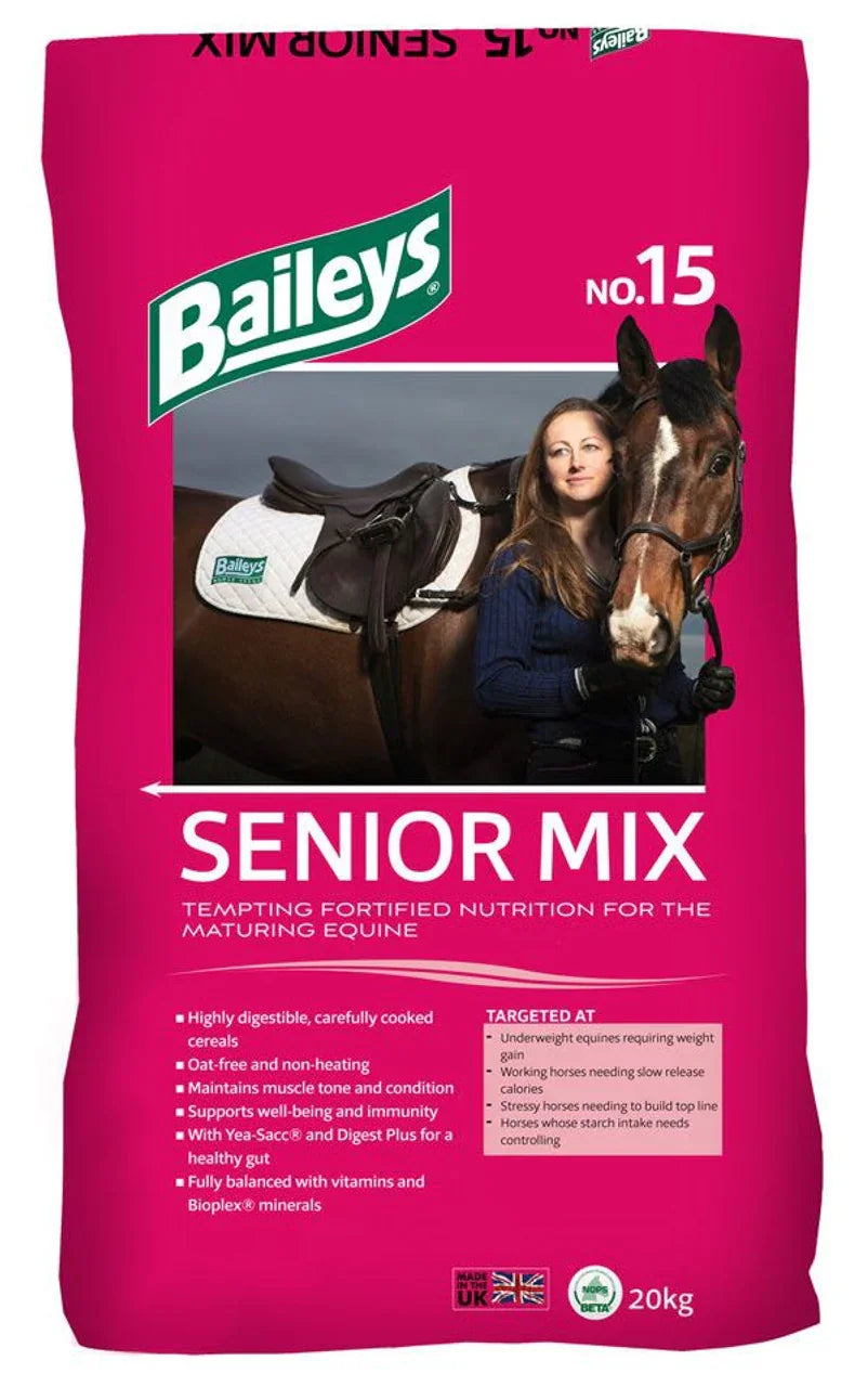 Baileys No 15 Senior Mix - Horse Feed 20Kg