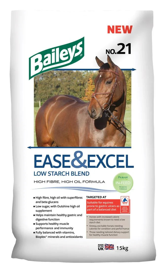 Baileys No21 Ease & Excel Horse Feed 15kg bag