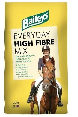 Baileys Everyday High Fibre Mix 20kg, High Fibre Low Energy Horse Feed