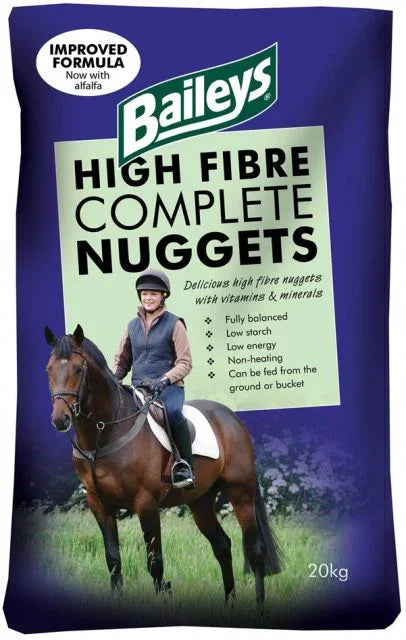 Baileys High Fibre Complete Nuggets for Horses, & Ponies 20kg