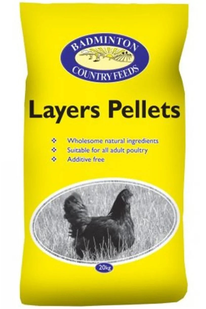 Badminton Layers Pellets – 20kg Balanced Nutrition for Laying Poultry