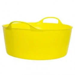 Red Gorilla Flexi Tub Yellow Shallow 15 Litre