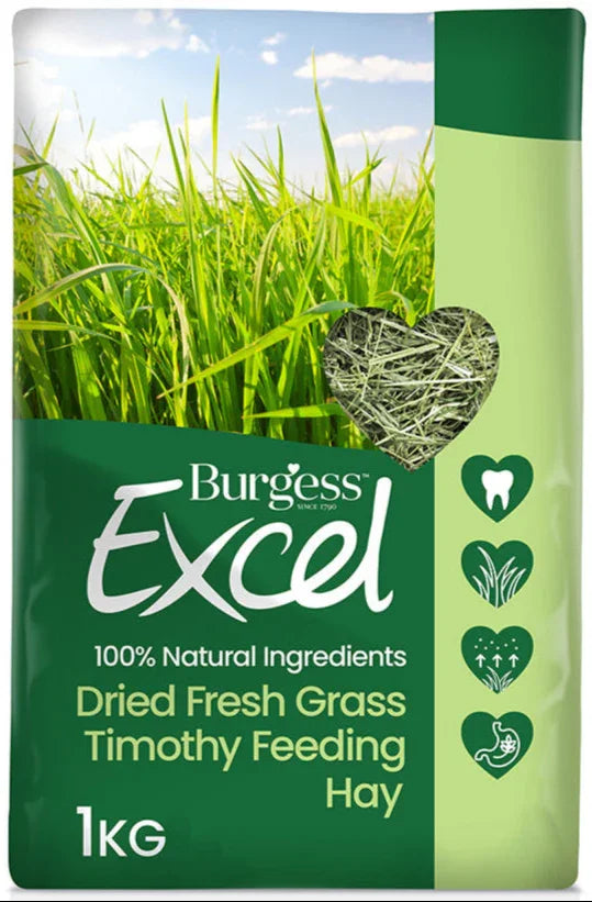 Burgess Excel Dried Forage Feeding Hay 1kg