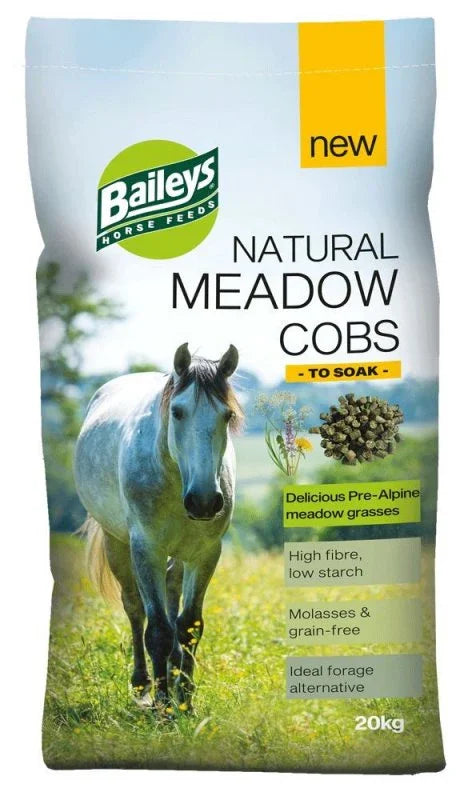 Baileys Natural Meadow Cobs 20kg - Horse and Pony Feed