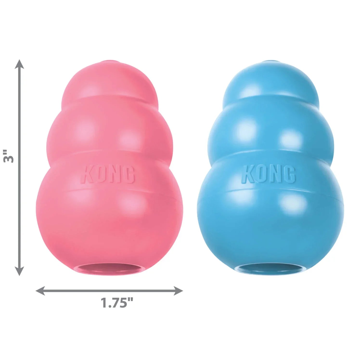 Kong Puppy Classic Large Pink/Blue