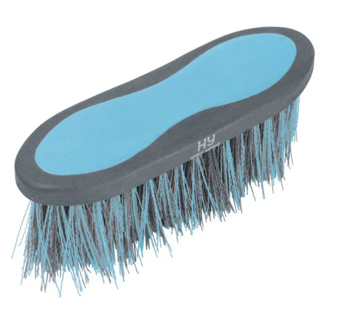 Hy Long Bristle Dandy Brush - Sky Blue