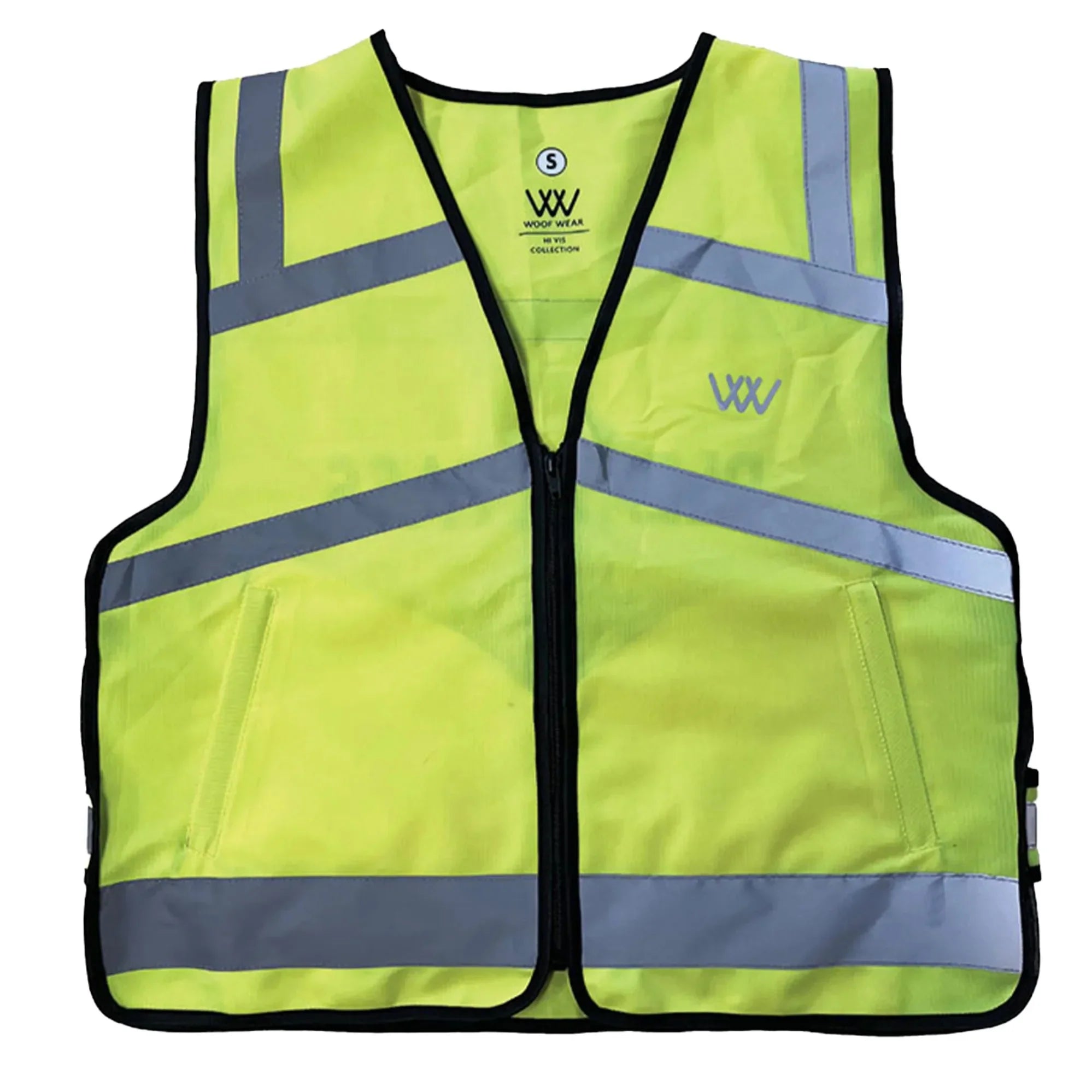 Woof Wear Hi Viz Vest Adults Yellow Small