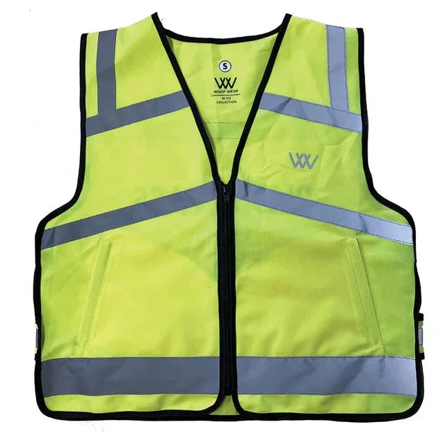 Woof Wear Hi Viz Vest Junior Yellow S/M